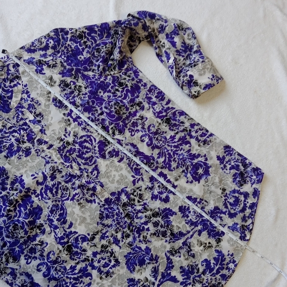 Talbots Longsleeve Floral Print Top size XL - Picture 5 of 8
